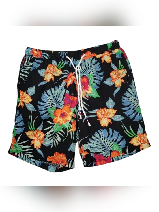 Jogal Other - Jogal Men's Floral Hawaiian Shorts Drawstring Flower Size M NWT